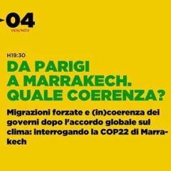 Da Parigi a Marrakech. Quale Coerenza?