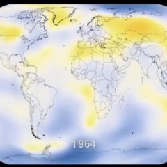 Oltre un secolo di riscaldamento globale in un’animazione della Nasa