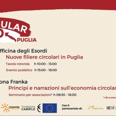 CircularSud Puglia: due giorni sull’Economia Circolare