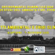 Environmental Humanities 2020 – Master studi dell’Ambiente e del Territorio
